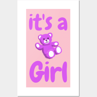 It's a Girl Posters and Art